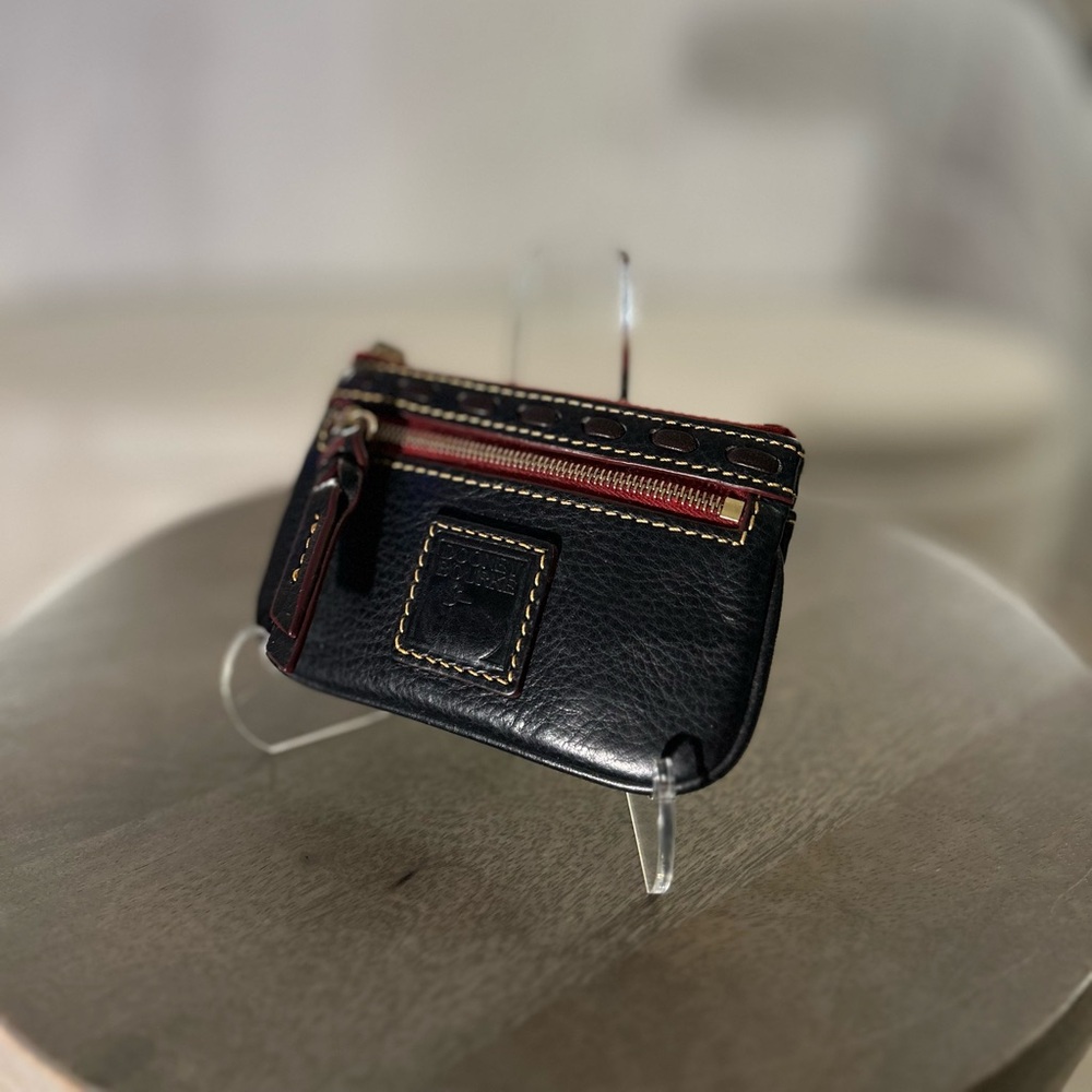 Dooney and Bourke Florentine Coin Case in NAVY